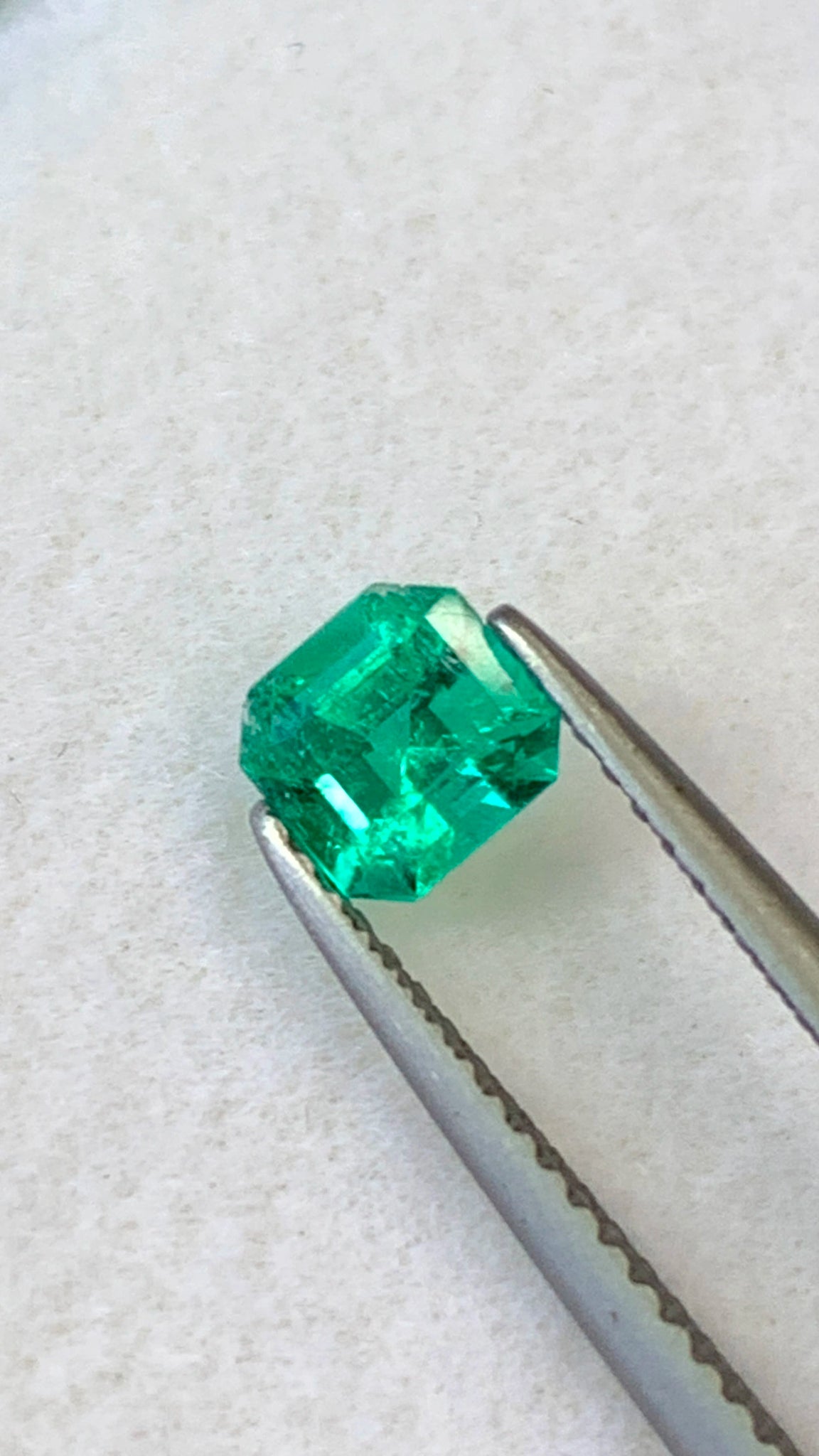 Colombia Fine Grade Natural Vivid Green Emerald 0.50 Cts