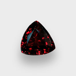 AIGS AAA 14.37 Cts Flawless Dark Red Natural Spessartite Garnet