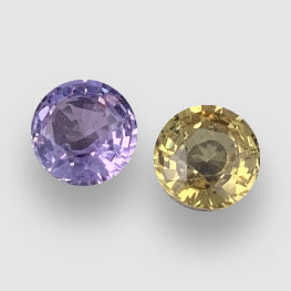 2.96 Cts AAA GRADE Reverse Pair UnheatedUntreated Sapphire