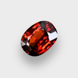 3.71 Cts Fine Grade Vivid Red Natural Spessartite Garnet Excellent Fire