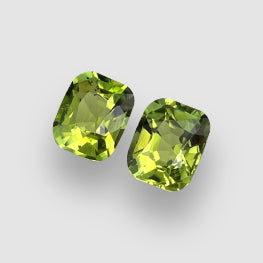 4.67 Cts Afghanistan Apple Green Matching Pair Tourmaline Unheated