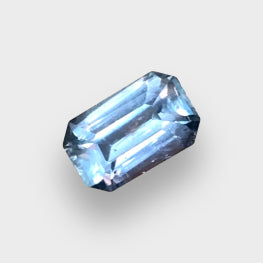 3.46 Cts Certified Greenish Blue Sapphire