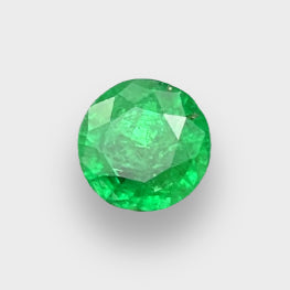 1.04 Cts Afghanistan Panjshir AAA Grade Natural Vivid Green Emerald Round