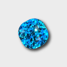 5.91 Cts AAA Grade Amazing Luster Natural Blue Zircon Cambodia