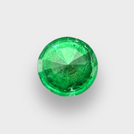 1.04 Cts Afghanistan Panjshir AAA Grade Natural Vivid Green Emerald Round