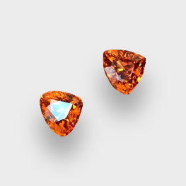 3.60 Cts Fine Grade Matching Pair Natural Lustrous Spessartite Garnet