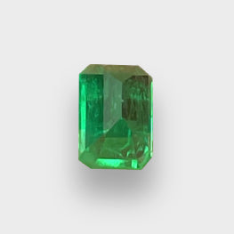 Afghanistan Panjshir Top Grade Vivid Green Natural Emerald 0.86 Cts