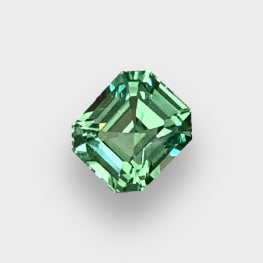 2.62 Cts Asscher Cut AAA Grade Natural Lustrous Forest Green Tsavorite