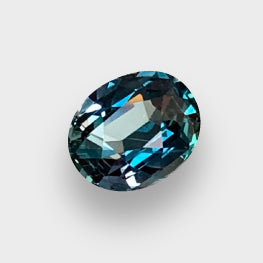 1.18 Cts Greenish Blue Teal Sapphire