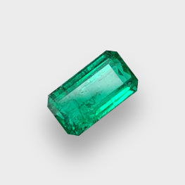 1.26 Cts Afghanistan Panjshir Emerald AAA Grade Natural Vivid Green Color