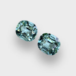 46.23 Cts Perfect Matching Pair AAA Quality Natural Blue Aquamarine