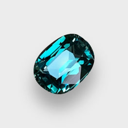 2.65 Cts Certified Bluish-Green Sapphire