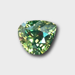 7.87 Cts AAA Grade Custom Cut Natural Yellowish Green Zircon Amazing Fire