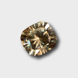 8.59 Cts Master Cut AAA Grade Natural Deep Champagne Zircon Excellent Fire