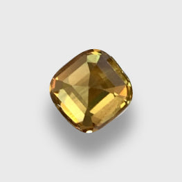 3.44 Cts Custom Cut Fine Grade Natural Lustrous Vivid Yellow Zircon