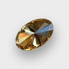 0.88 Cts Certified Natural Untreated Fancy Orange Yellow Diamond Fine Fire