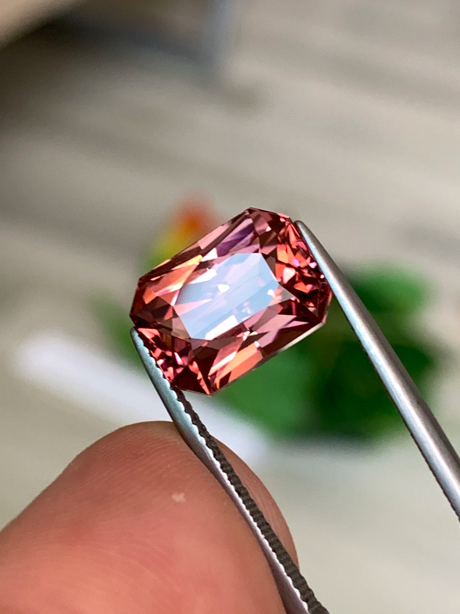 6.79 Cts Master Cut AAA Grade Natural Salmon Pink Tourmaline Fine Luster