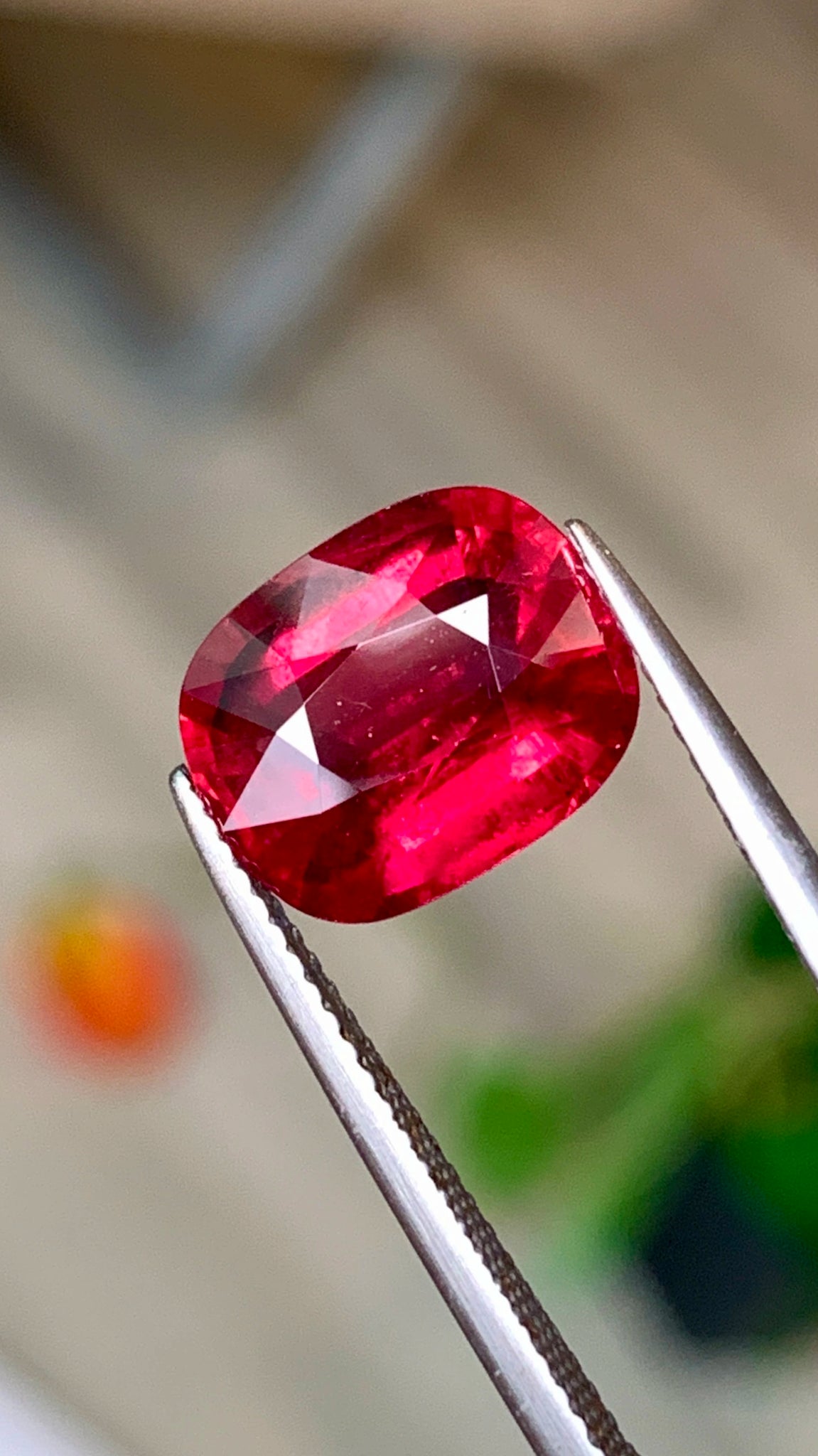 4.90 Cts Fine Quality Bright Pinkish Red Rubellite Tourmaline