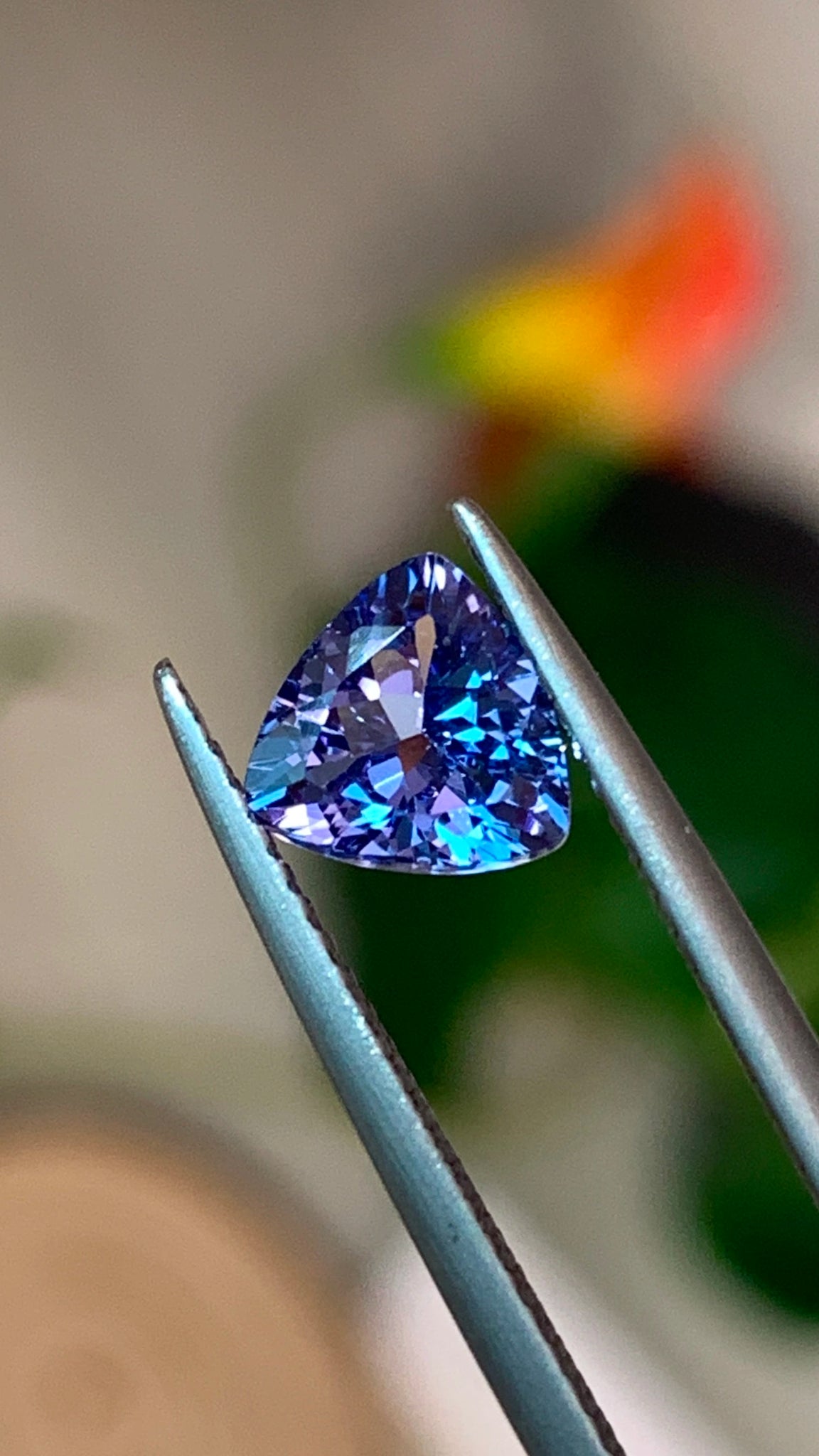 1.18 Cts Master Cut Top Grade Natural Lustrous Blue Tanzanite Clean