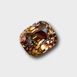 11.53 Cts Fancy Cut Fine Grade Natural Peach-Orange Zircon Excellent Fire