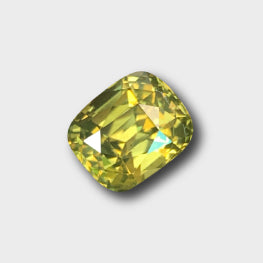 8.90 Cts Custom Cut Top Quality Natural Greenish Yellow Zircon Fine Fire