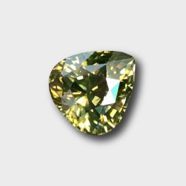 7.87 Cts AAA Grade Custom Cut Natural Yellowish Green Zircon Amazing Fire