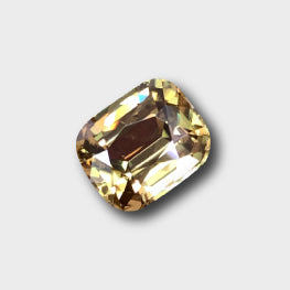 6.15 Cts Custom Cut Excellent Fire Natural Vivid Yellow Zircon Sri Lanka