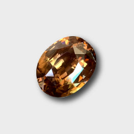 7.15 Cts Excellent Fire Amazing Quality Natural Yellowish Brown Zircon