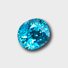 6.97 Cts Top Quality Natural Eye Catching Blue Lustrous Zircon Cambodia