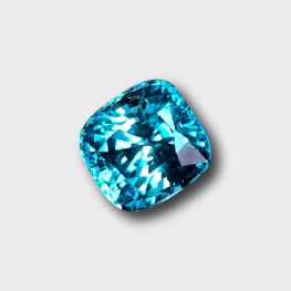 7.64 Cts AAA Grade Natural Blue Zircon Cambodia Amazing Fire Very Clean