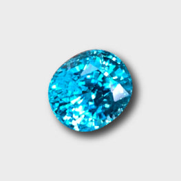 6.97 Cts Top Quality Natural Eye Catching Blue Lustrous Zircon Cambodia