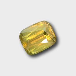 8.52 Cts Custom Cut Fine Quality Natural Pale Yellow Gold Zircon Top Fire