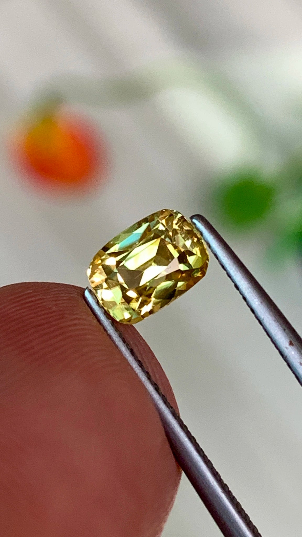 1.87 Cts Top Grade Natural Lustrous Canary Yellow Zircon