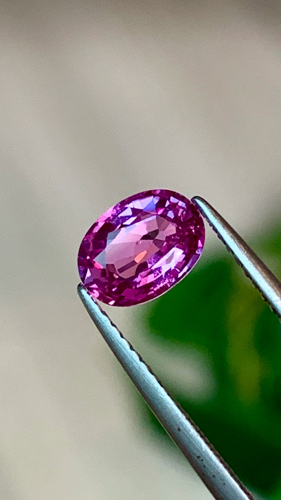 1.31 Cts GIA No-Heat Top Quality Natural Hot Pink Lustrous Sapphire