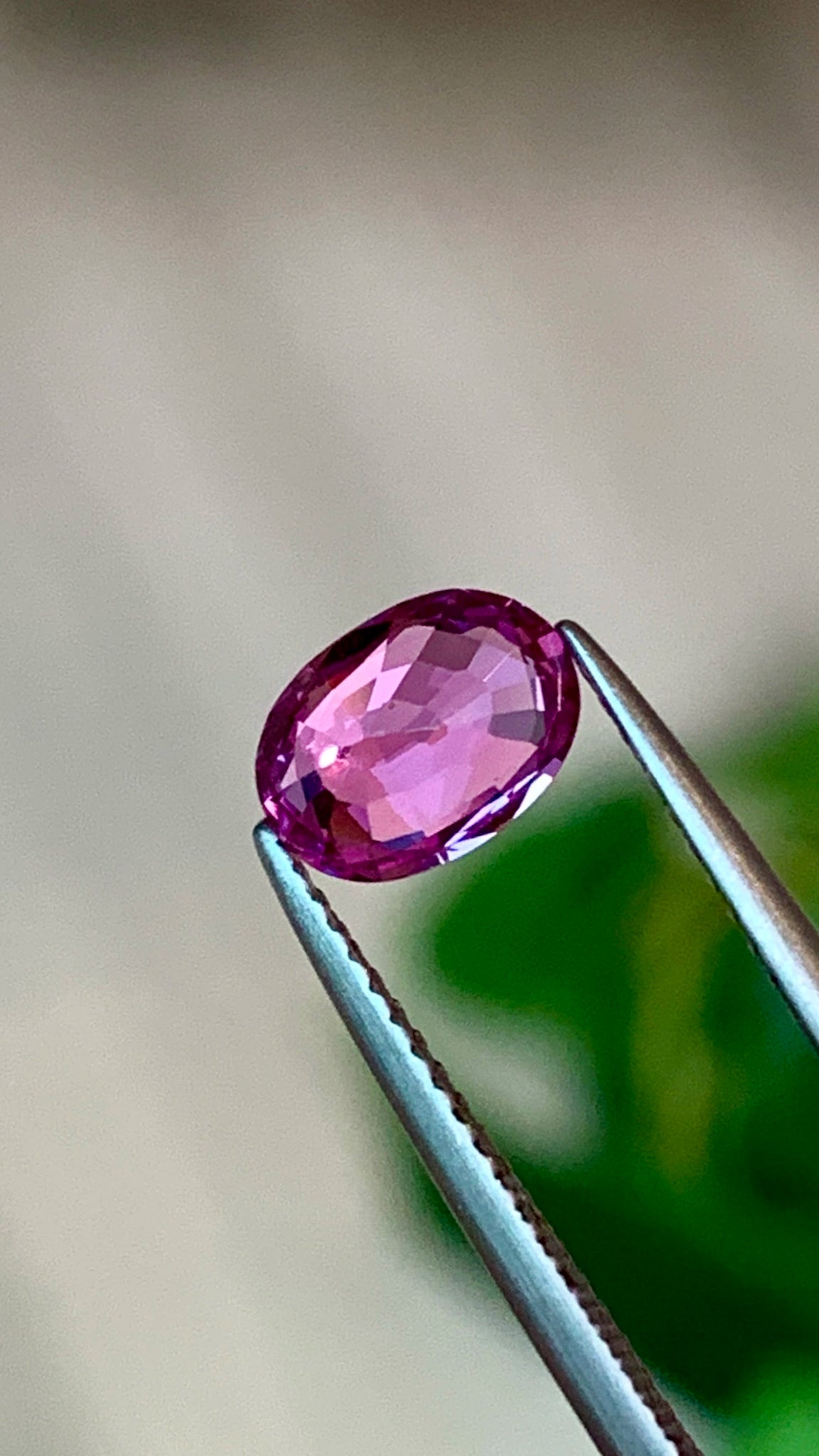 1.31 Cts GIA No-Heat Top Quality Natural Hot Pink Lustrous Sapphire